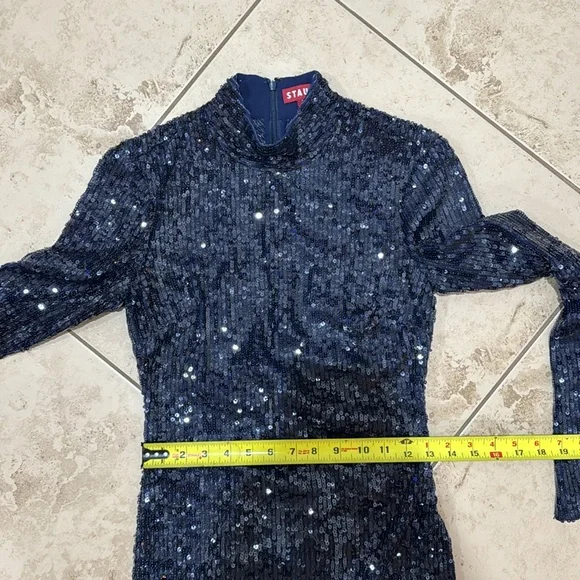 Staud Sequin Liza Mini Dress NWOT - Picture 13 of 15